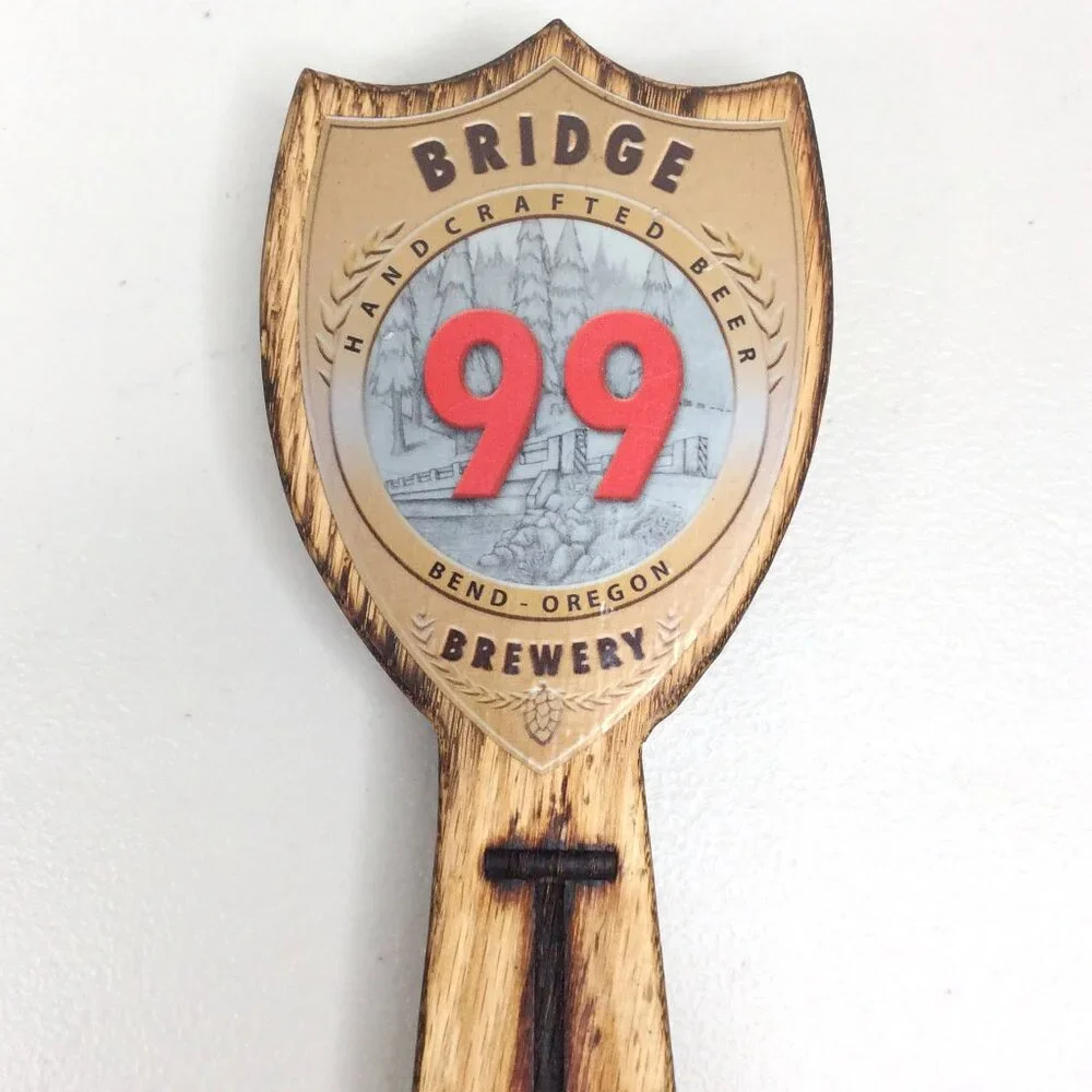 Bridge‎ 99 Brewery Ale Tap Handle Wood Bend Oregon Beer 10